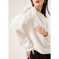 Ivory Flutter Detail Pullover